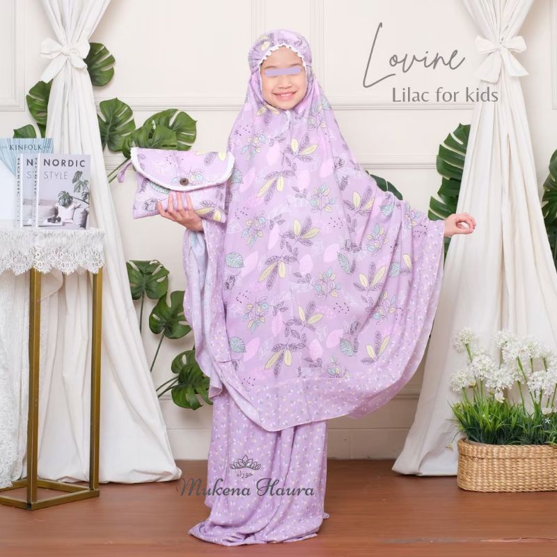 Mukena Rayon Anak Tanggung Lovine Mukena Couple