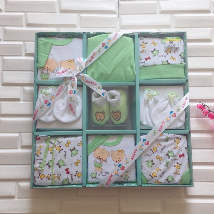 KADO BAYI - BABY GIFT SET - BAJU BAYI SET SUMPER JUMBO - KADO LAHIRAN BAYI - SAILOR BB LUCKY - MYMOM