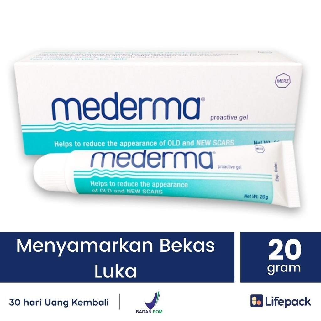 MEDERMA PROACTIVE GEL 10G & 20G - Obat Pengurang Bekas Luka - LIFEPACK-20 Gram