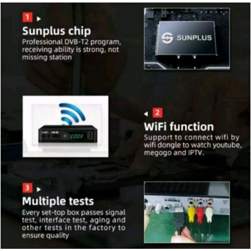 STB SET TOP BOX MEDIA PLAYER UNTUK MENONTON SIARAN TV DIGITAL