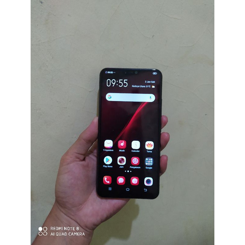 Vivo V9 Ram 4/64Gb Fullset Murah Bergaransi