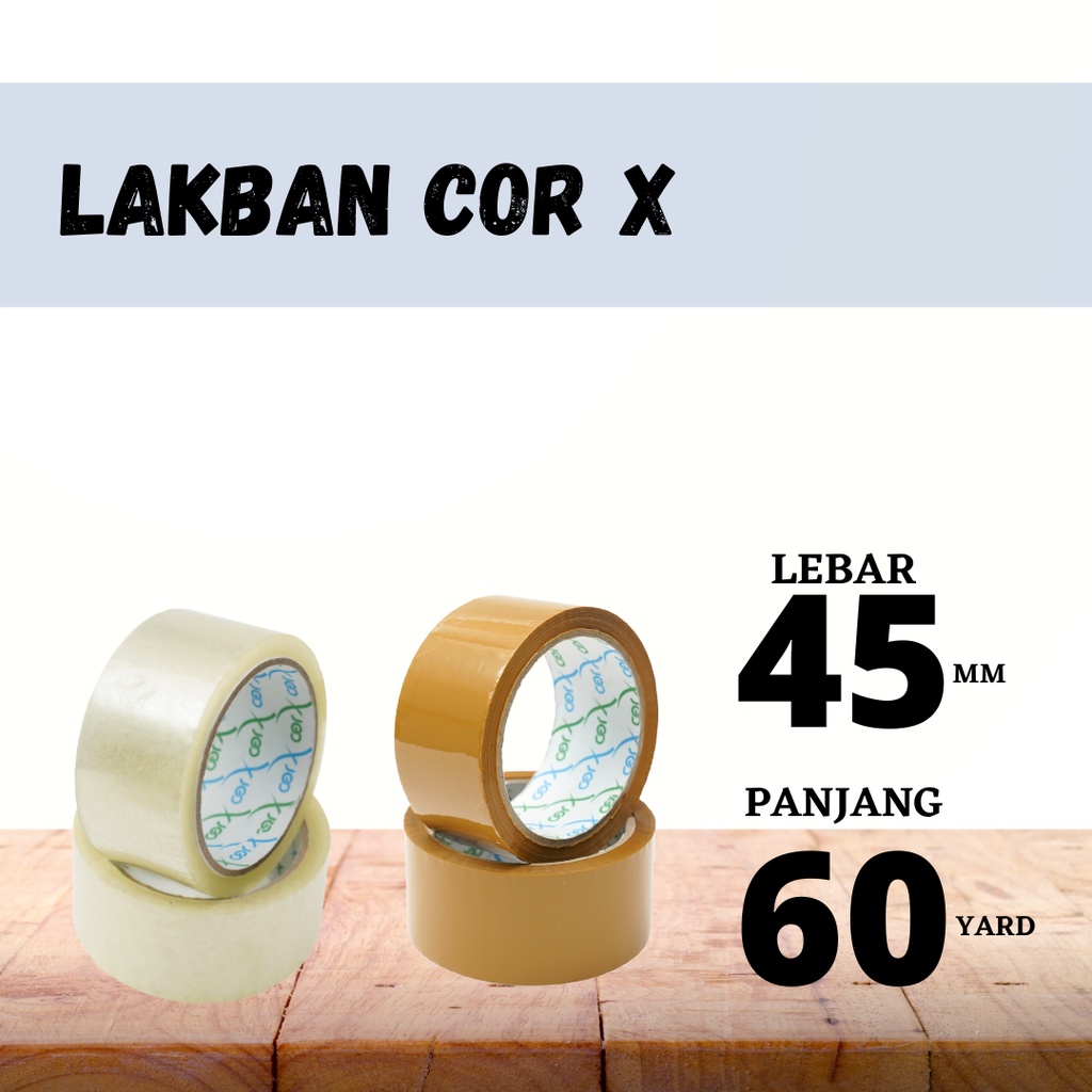 

LAKBAN COR X 45MM 60 YARD