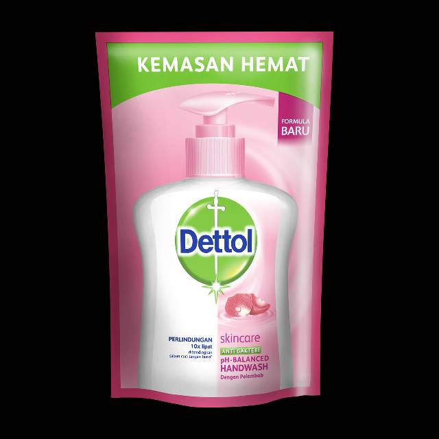 Sabun Cuci Tangan Dettol Hand Wash Original/ Skin Care/Sensitive  Refill 200ml Pouch5