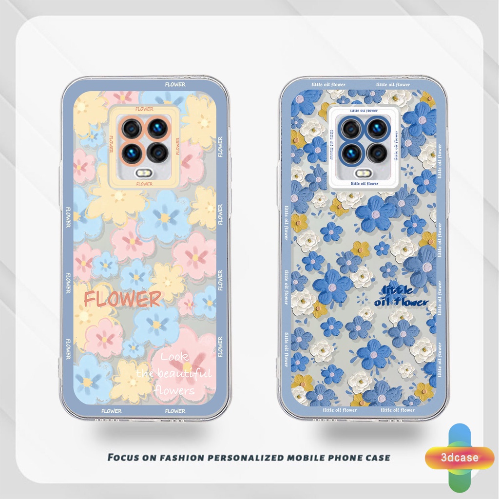 Soft TPU Case Xiaomi Redmi Note 9 8 10 10S 9 10 PRO MAX 11 9S Xiaomi Redmi POCO C3 C31 X3 NFC X3 PRO Redmi 9C NFC 9A 9i 9T 9AT 9ACTIV 9 PRO Power 10X POCO M2 PRO 10 Prime Shockproof little oil flower Camera Lens Protection Phone Case