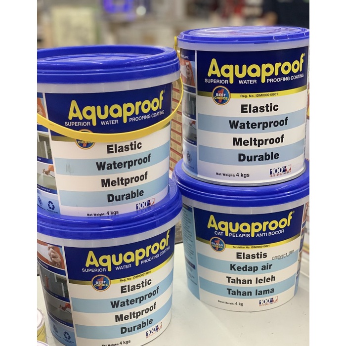 Aquaproof Cat Waterproof AntiBocor 4 kg - Putih