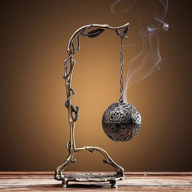 Mabkhara Vintage Bakaran Dupa Prapen Pajangan Dekorasi Antik Tembaga Bronze Antique Brass  Mabkhara 