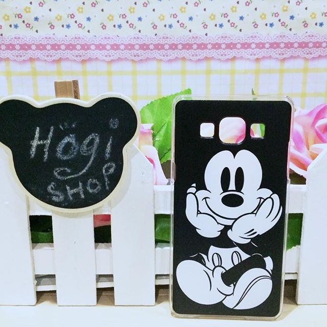 Samsung A5 lama - Softcase Custom Case Casing Mickey Mouse Black