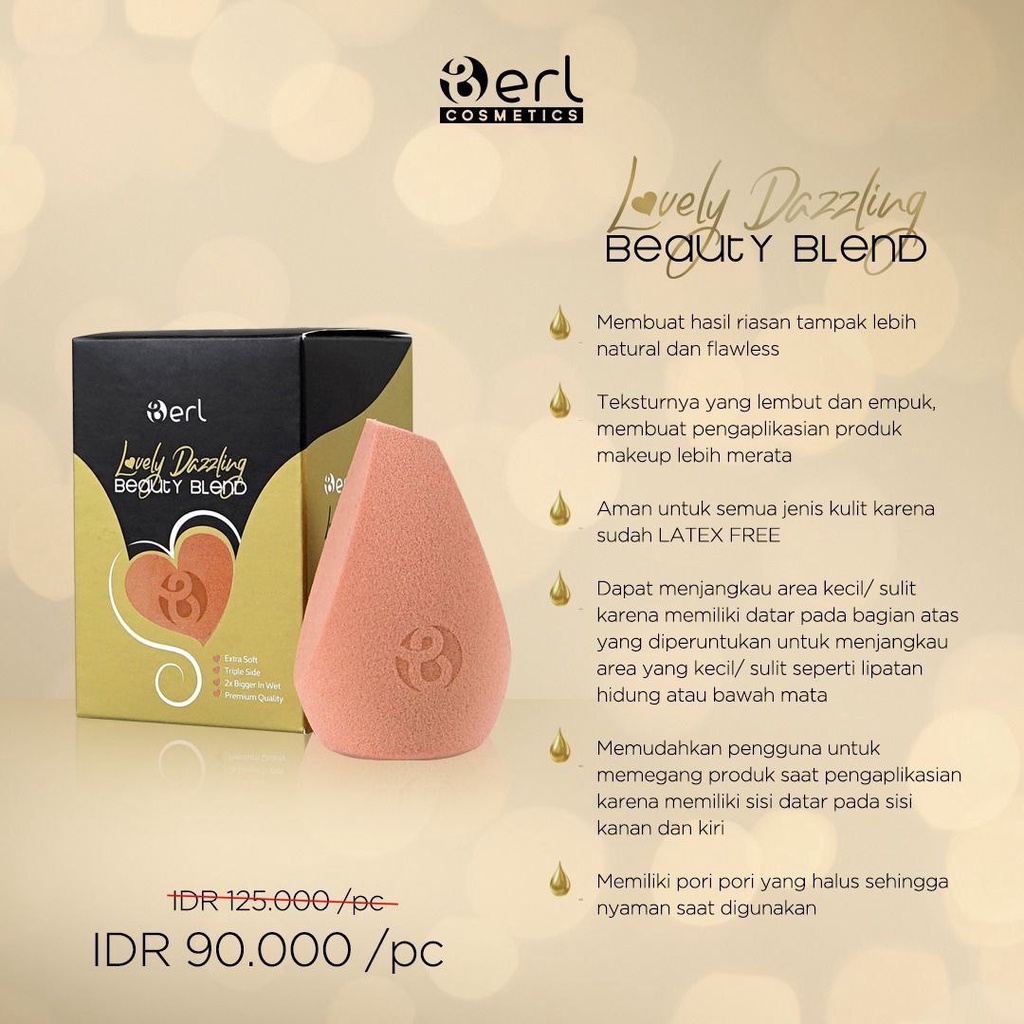 B ERL Lovely Dazzling Beauty Blender