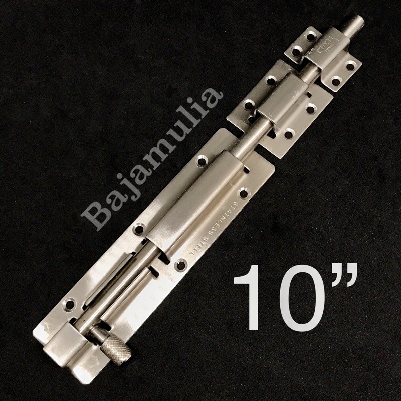 Grendel pintu stainless / gerendel pintu stainless / grendel 10” / grendel stainless panjang