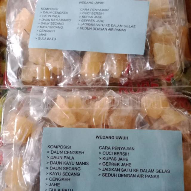 

Wedang uwuh 10 pcs