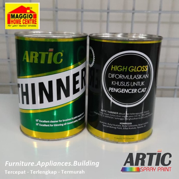 

Cairan Pelarut Air - Thinner Hijau & Hitam 1KG - Artic
