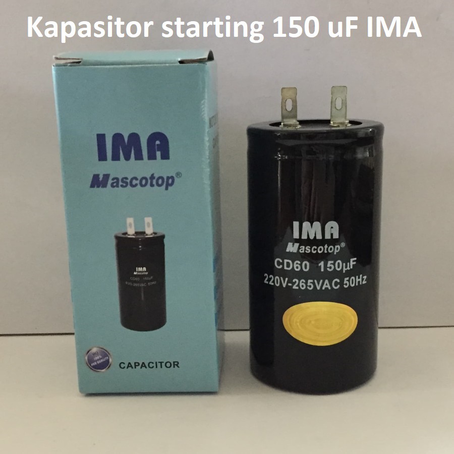 Kapasitor starting 150 uF IMA Mascotop Capacitor