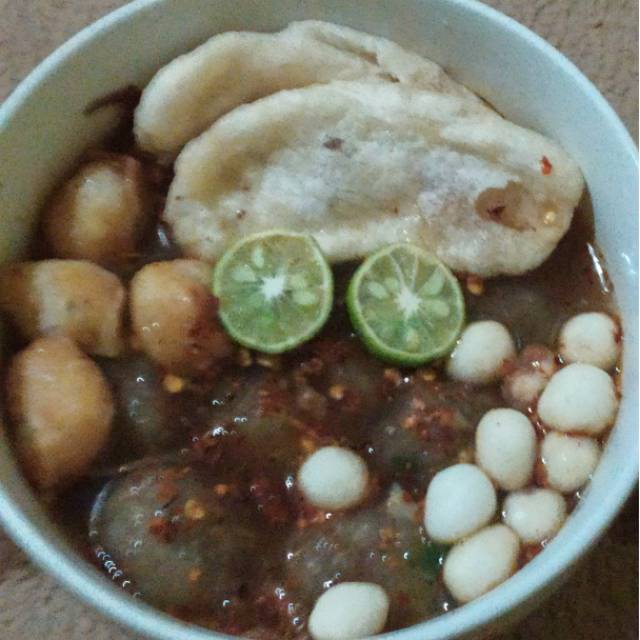 Baso cirawang + bumbu