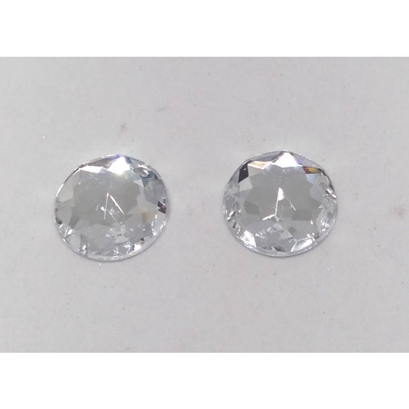 PAYET KRISTAL Jahit besar diameter 18 mm ( 1 bungkus isi 10 pcs )