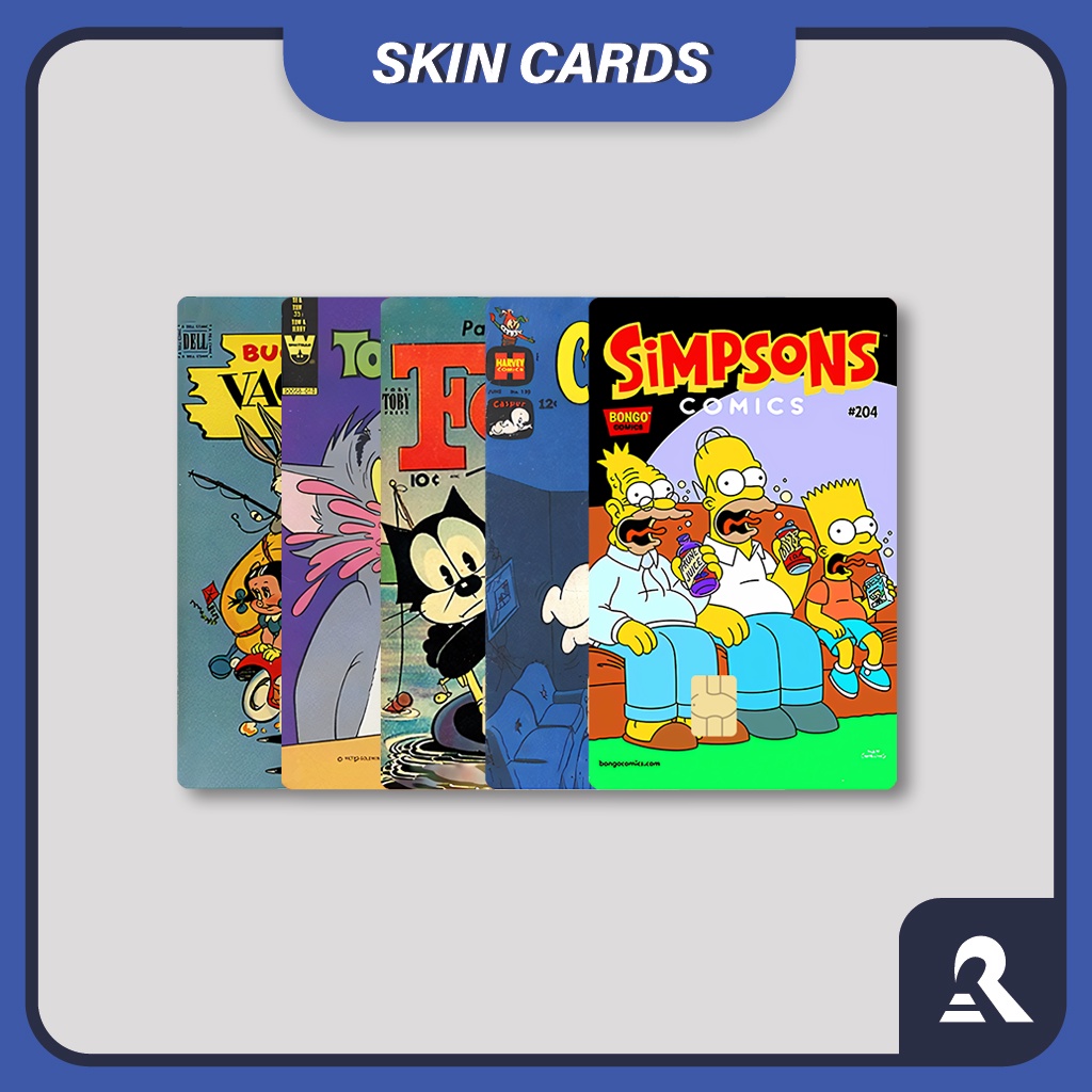 Vintage Comic Version (Skin / Sticker Kartu ATM, Flazz, Debit/Kredit) Sticker Atm Murah | Recude Car
