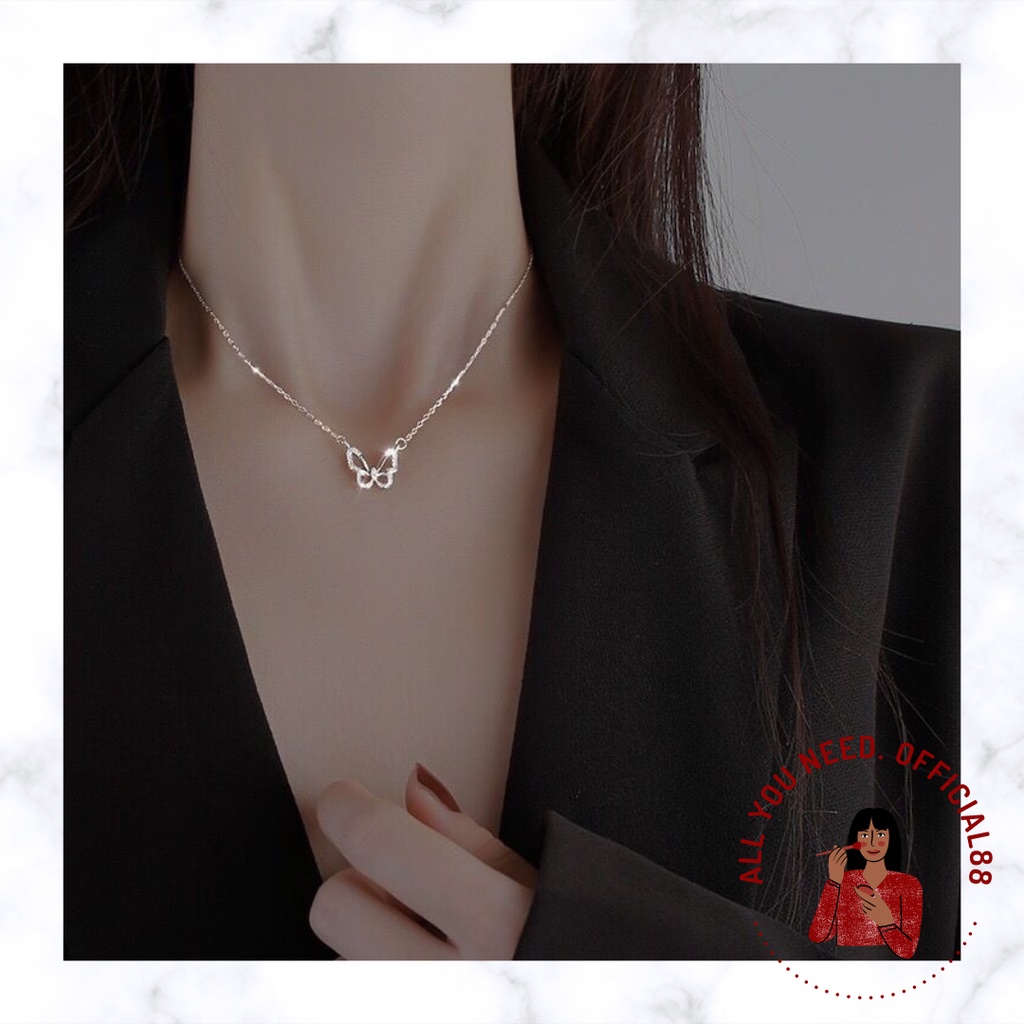 ✿AYN✿K23 Kalung Rantai Liontin Kupu-Kupu