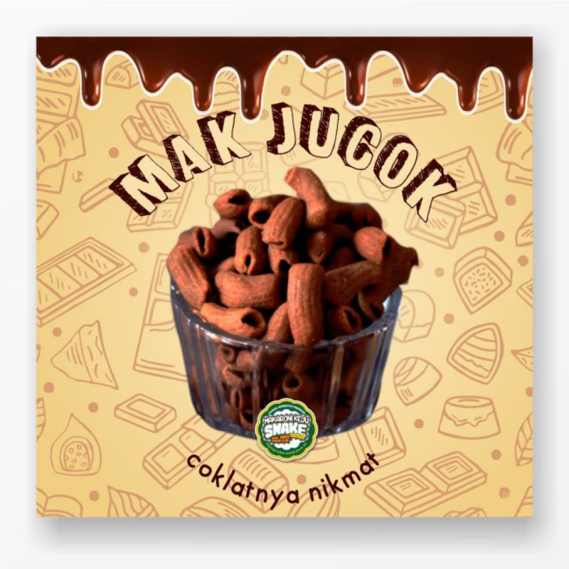 

Makaroni Keju Varian Coklat