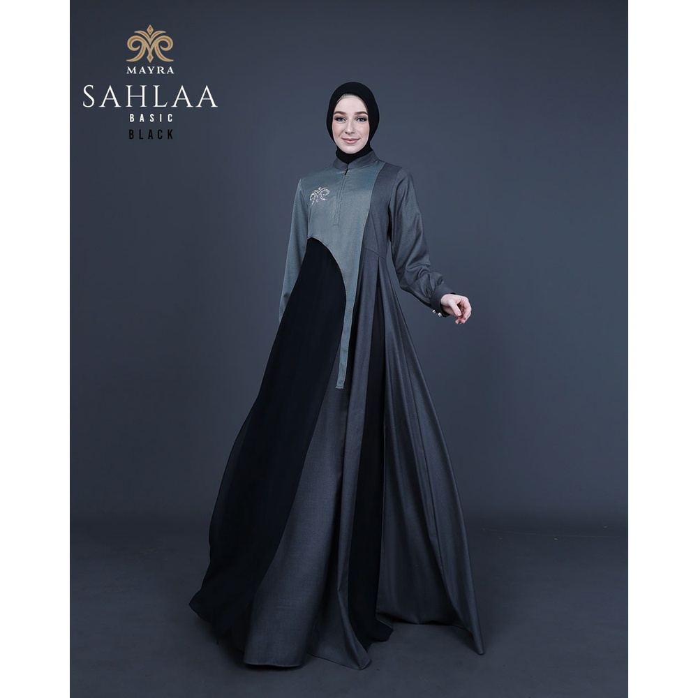 Mayra Gamis Basic Dress Sahlaa - Katun Line Premium - Katun Motif - Babydoll Armany