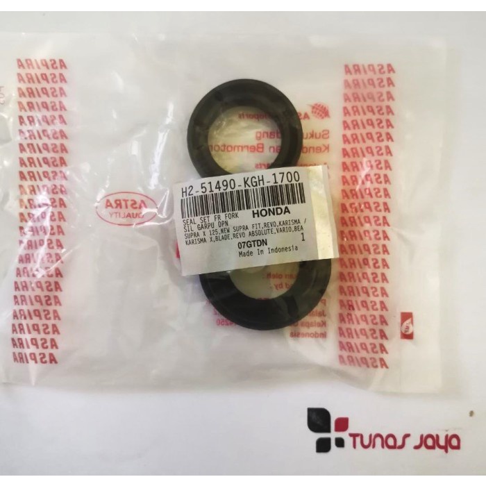 Sil Seal Shock garpu depan Ori Aspira Supra X 125, fit, Vario, Beat