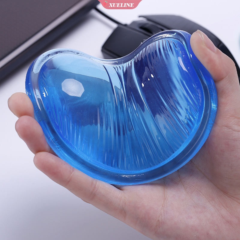 Bantalan gel Silikon Bentuk Hati Penyangga Pergelangan Tangan Untuk mouse pad