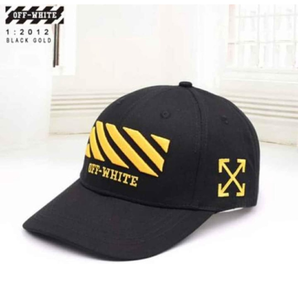 Topi Baseball Caps OFF WHITE Distro/ Original/ Premium/ Topi Baseball