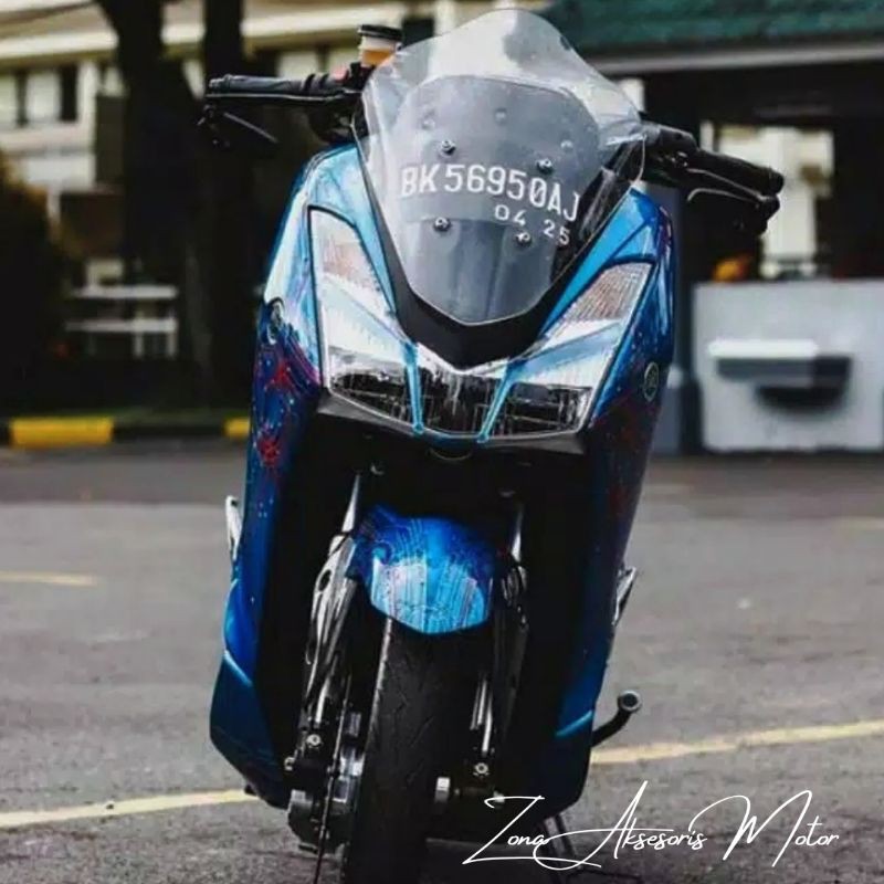 windshield yamaha lexi buble visor lexi 125 model bubble