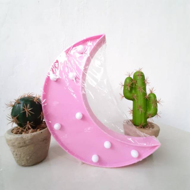 LAMPU HIAS LAMPU TIDUR KEKINIAN LAMPU DEKORASI BULAN SABIT