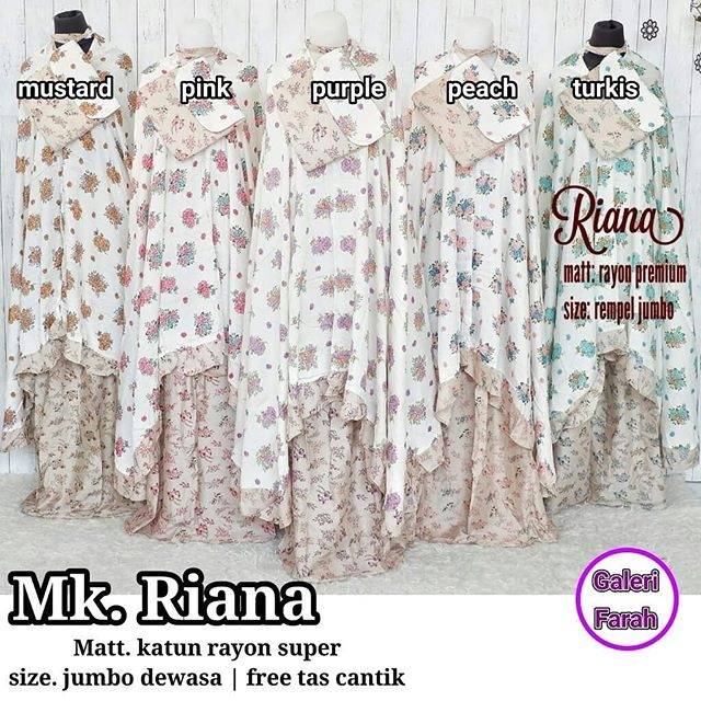 Mukena Riana Katun Rayon Rempel