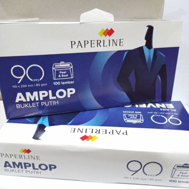 

Amplop Lem Buklet Putih Paperline 90 pps 110 x 230 mm