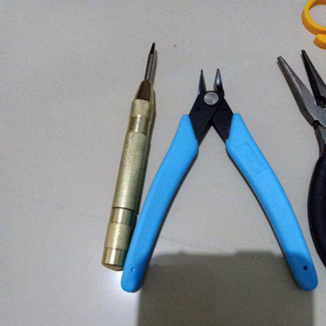 Auto Center Punch Hammer Pembuat Marking Titik Tengah Bor Tanpa Palu