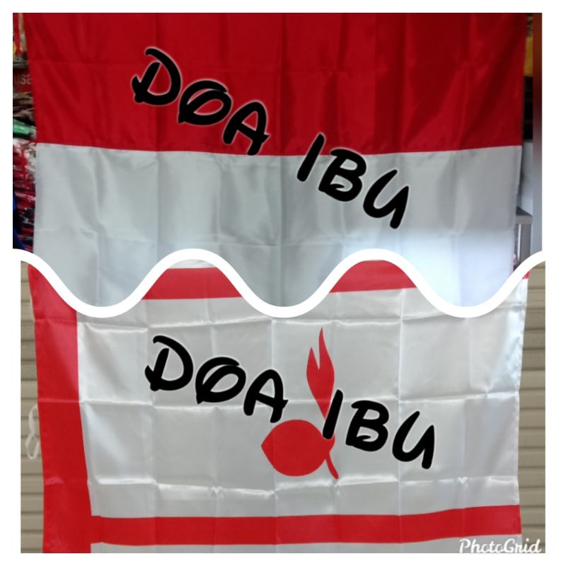 

best seller 1paket bendera merah putih+bendera tunas kelapa 90x135 ready stock