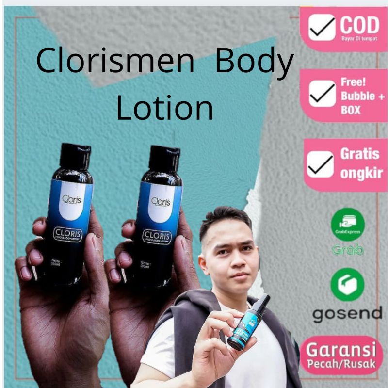 Body Lotion Pria Clorismen Original Perawatan Pria Lengkap