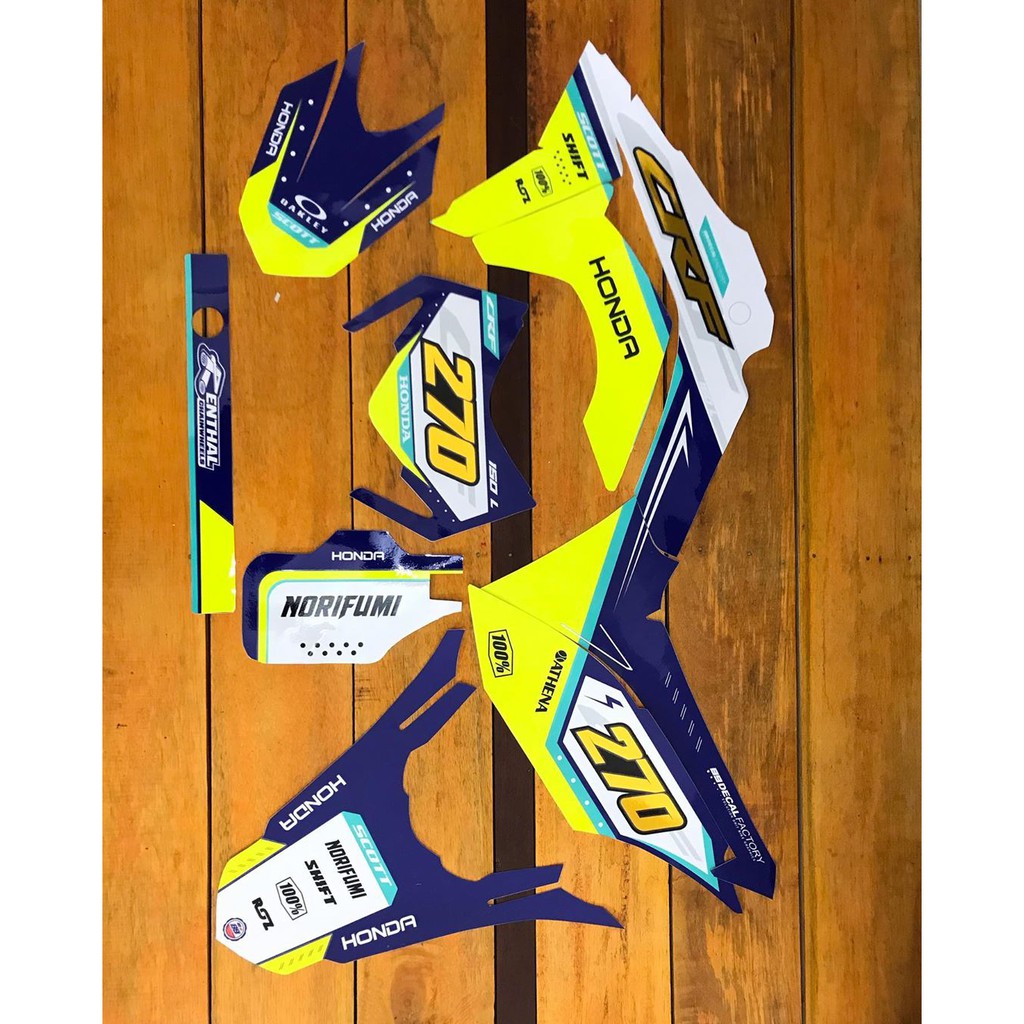 DECAL STIKER KLX - DTRACKER - KLX S/OLD - GORDON PREMIUM