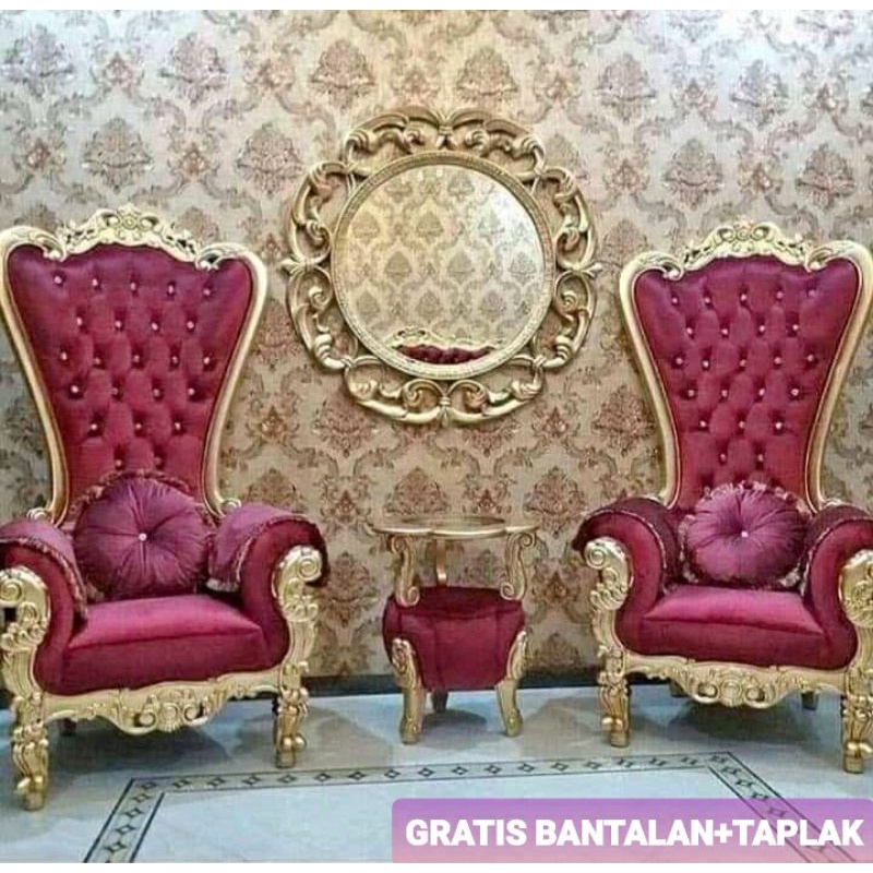KURSI SOFA SAHRINI JUMBO SOFA ARTIS SOFA RAJA SOFA MEWAH UKIRAN JEPARA TERLARIS TERMURAH..