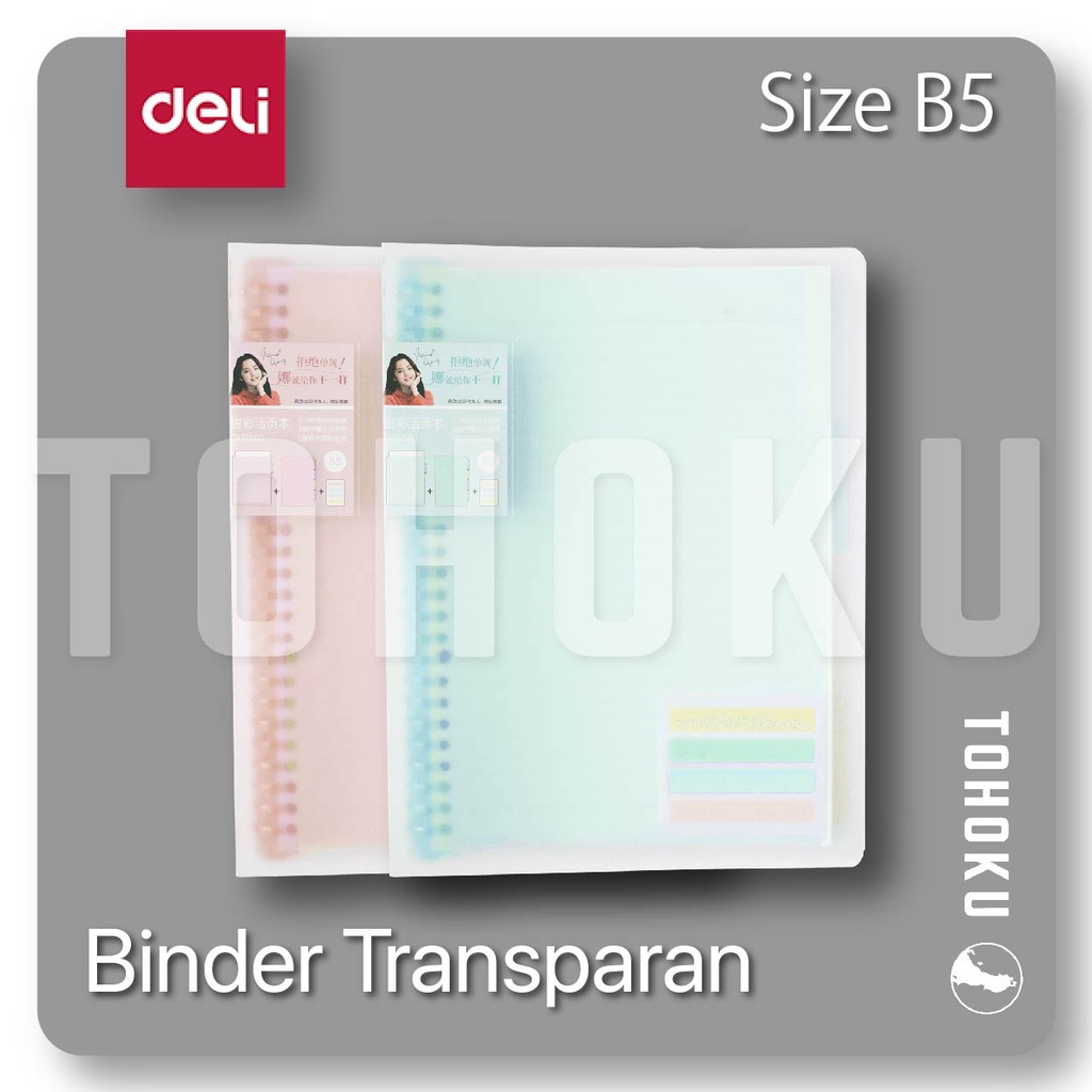 Binder Transparan B5 - Dapat Ditekuk 360* B