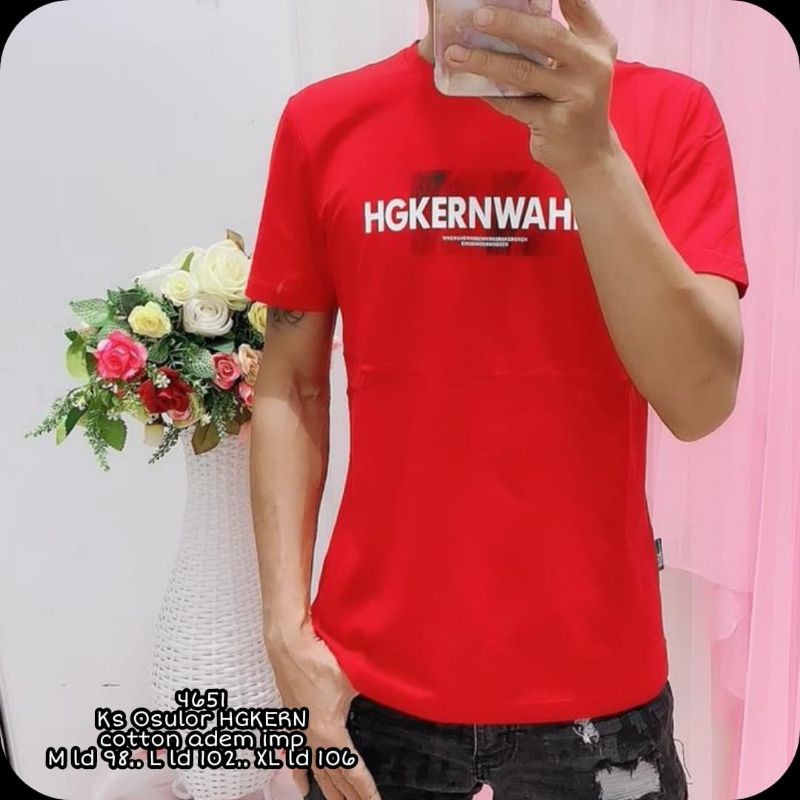 4651 kaos osulor HGKERN Cotton adem import
