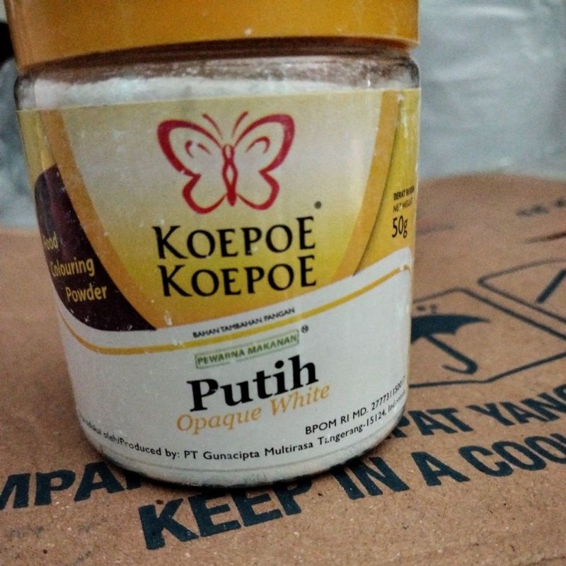 

Food Colouring Powder/Pewarna makanan warna putih
