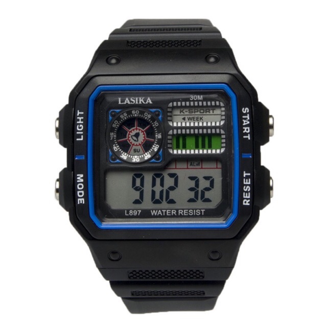 Jam Tangan LASIKA 897 jam anti air digital sporty pria remaja dewasa