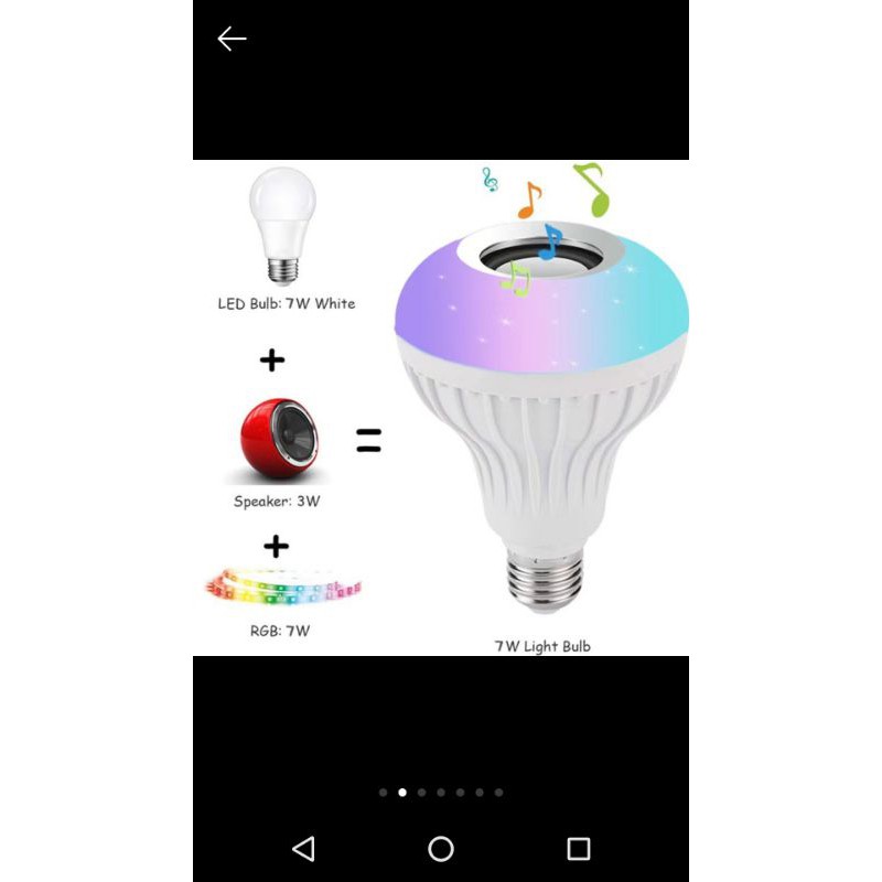 bohlam lampu speaker