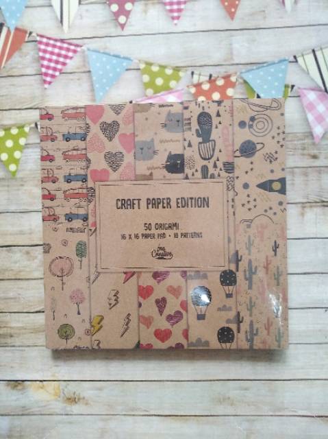 Kertas lipat origami motif ina creative 50 lembar 16x16