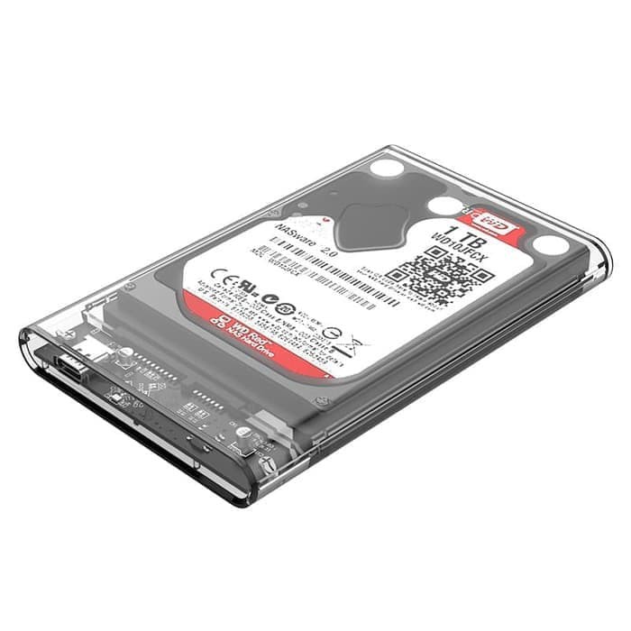 Accessories Orico 2139C3-G2 Type-C Hard Drive Enclosure 2.5&quot; USB 3.1 Transparant