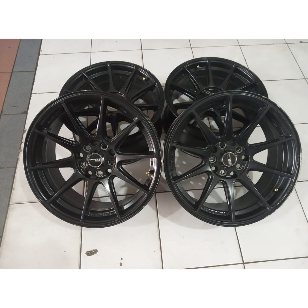 velg mobil bekas untuk rush terios brv crv ertiga model racing celong merek hsr r16