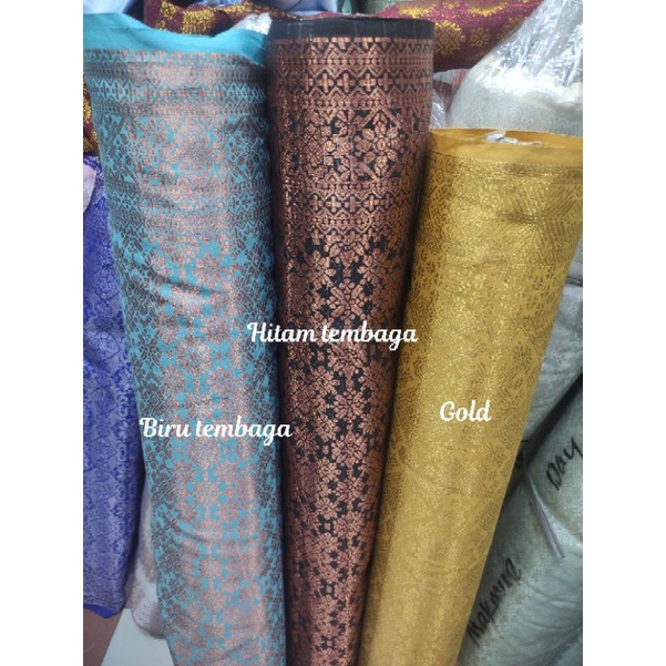 Kain songket meteran / Kain songket / Songket meteran semy plembang / Bahan songker / Kain Songket