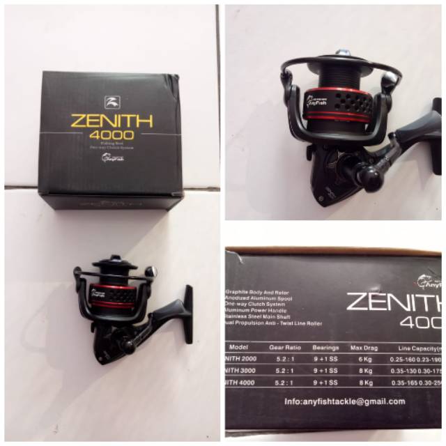 REEL PANCING ANYFISH ZENITH 4000 TERLARIS