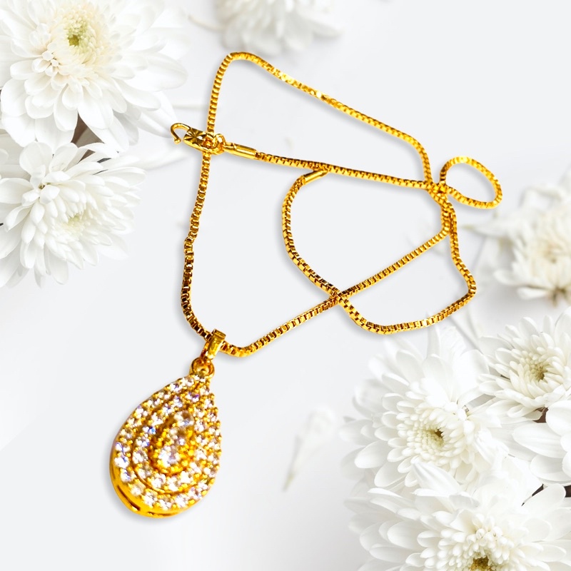 leontin untuk kalung wanita //perhiasan //leontin permata//kalung//leontin