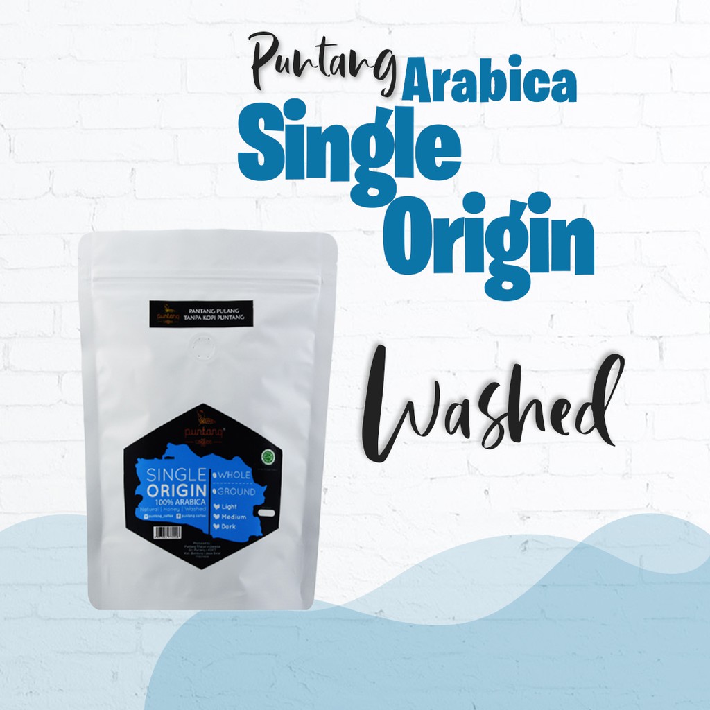 

Kopi Single Origin Puntang Washed Proses Arabika
