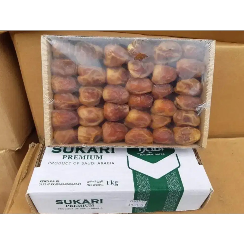 

Kurma Sukari Amira 1kg Grade A Sukari Premium 1 kg Manis Empuk