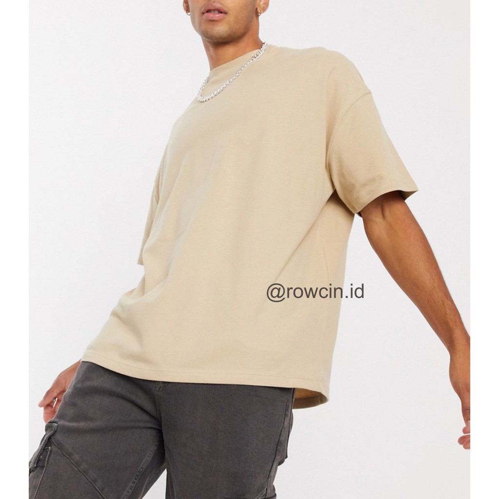 KAOS POLOS OVERSIZE UNISEX KATUN COMBED 24S PREMIUM BAHAN KATUN ORGANIK OVERSIZED TSHIRT