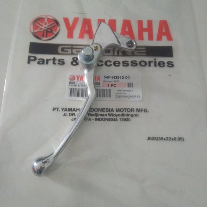 handle rem kiri Yamaha mio j silver original yamaha