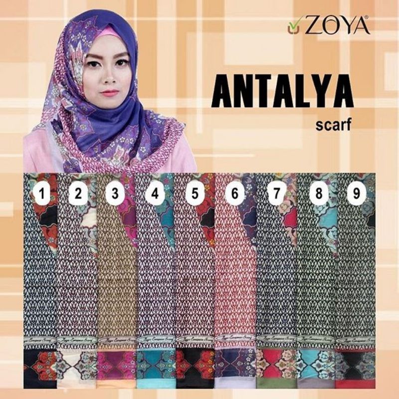 jilbab zoya segi empat,jilbab el zatta segi empat